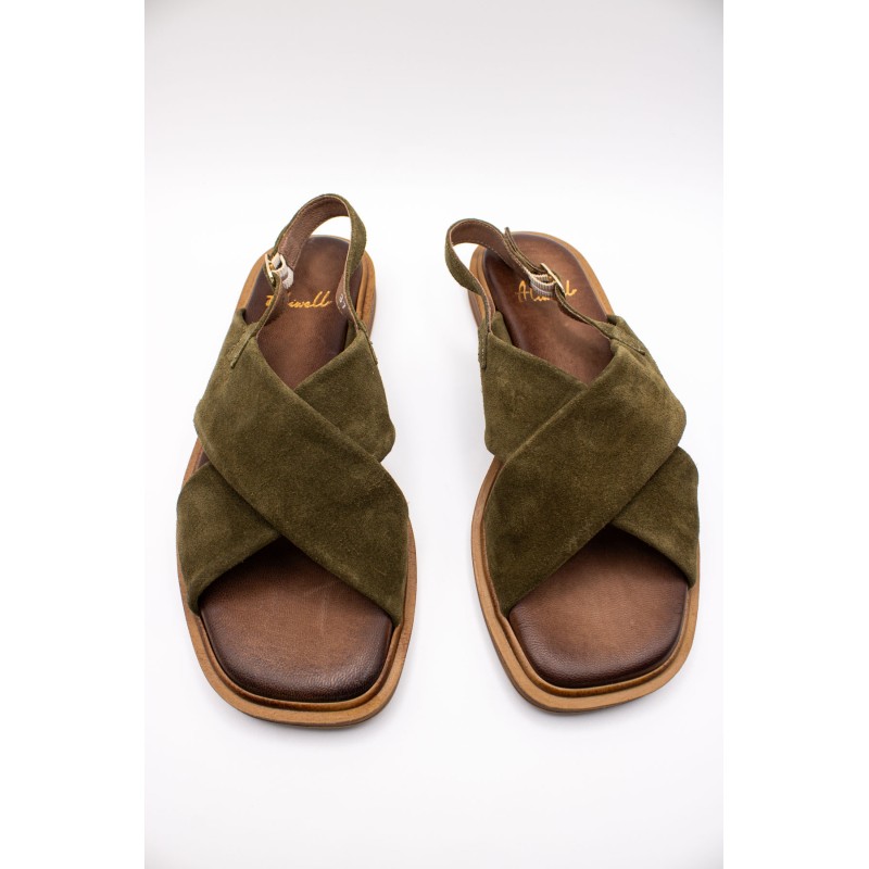 Sandales Amara kaki femme Aliwell A4505