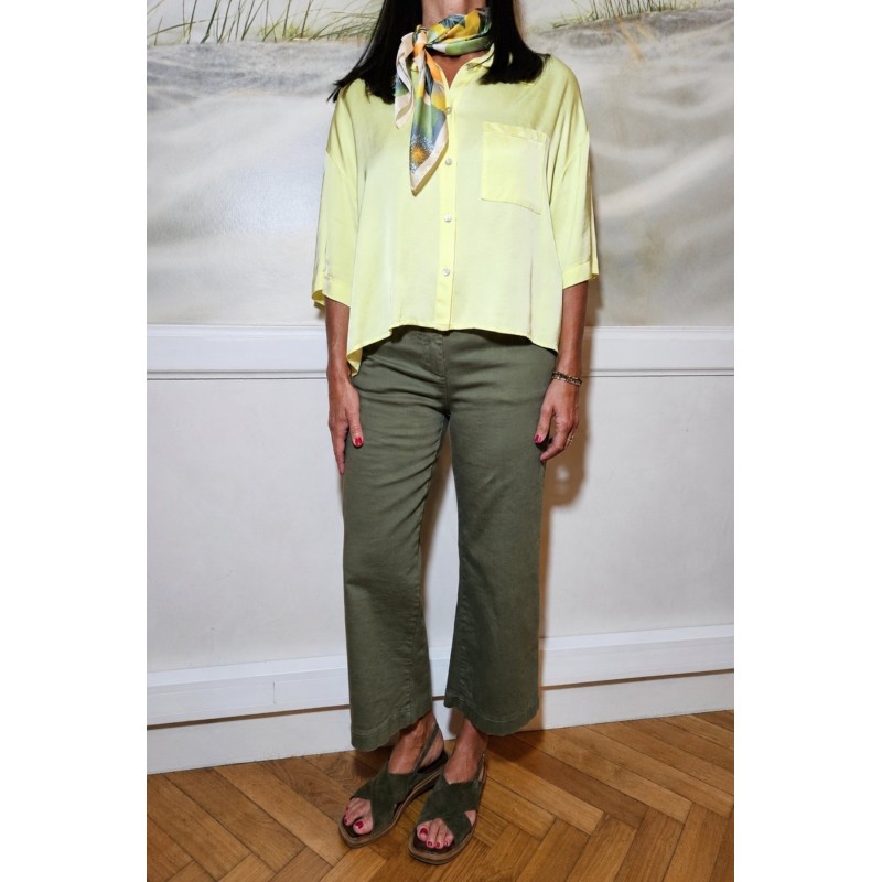 Pantalon kaki 7/8ème femme Please P1HAHO2N3N