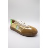 Sneakers Odélia Crickit camel et doré femme
