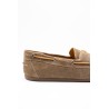 Chaussures bateau femme cuir taupe A2240 aliwell
