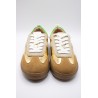 Sneakers Odélia Crickit camel et doré femme