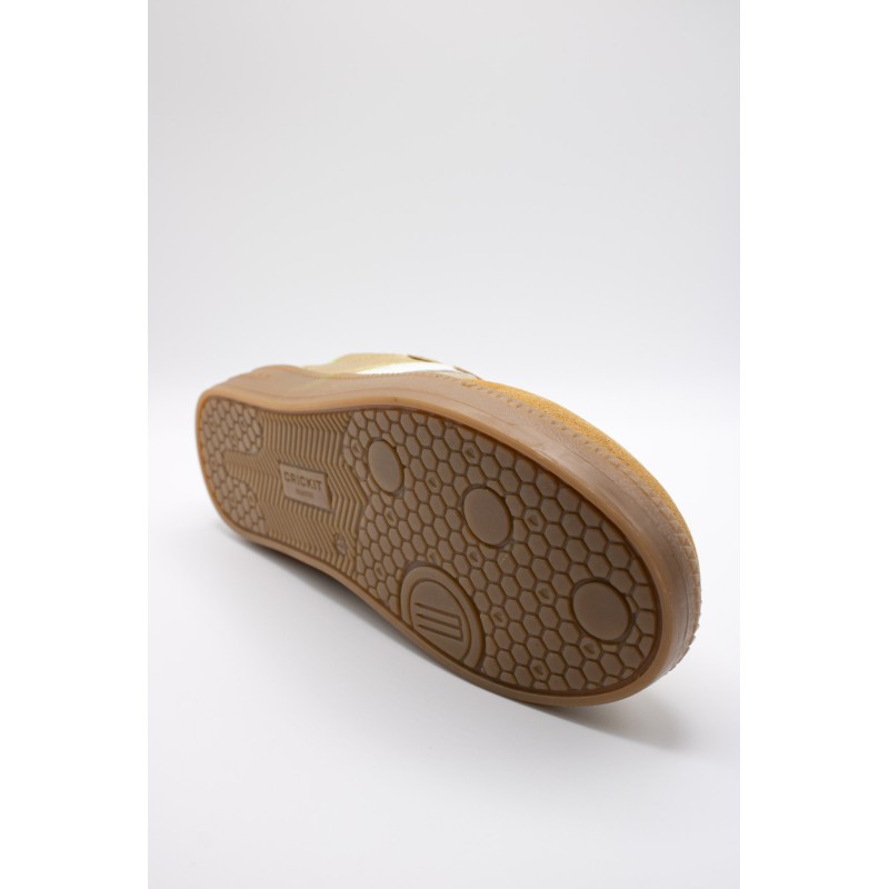 Sneakers Odélia Crickit camel et doré femme