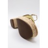 Sandales à talons & plateforme olive - ALIWELL Femme