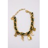 Bracelet Byzance Or à Charms Vintage Femme