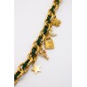 Bracelet Byzance Or à Charms Vintage Femme
