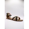 Sandale Atelier Tropézien IL2121-25 Noir Doré Femme