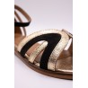 Sandale Atelier Tropézien IL2121-25 Noir Doré Femme