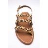 Atelier Tropézien SH-1301-25 Sandales Léopard Femme