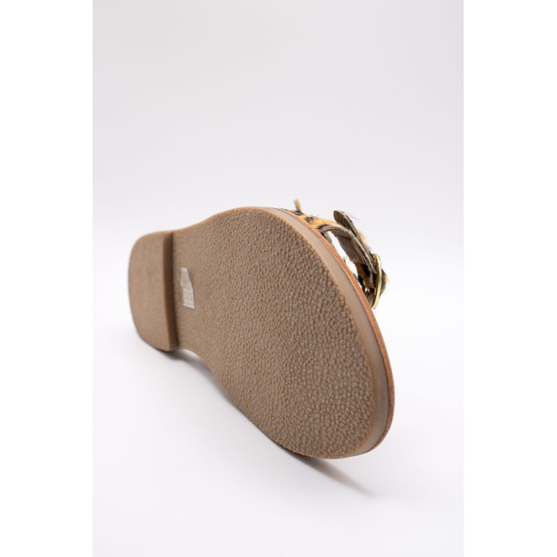 Atelier Tropézien SH-1301-25 Sandales Léopard Femme