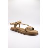 Atelier Tropézien SH-2312-25 Nu-Pieds Taupe Cuir Femme