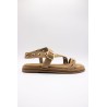 Atelier Tropézien SH-2312-25 Nu-Pieds Taupe Cuir Femme