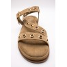 Atelier Tropézien SH-2312-25 Nu-Pieds Taupe Cuir Femme