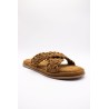 Atelier Tropézien SH-2310-25 Claquettes Camel Cuir Femme