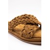Atelier Tropézien SH-2310-25 Claquettes Camel Cuir Femme
