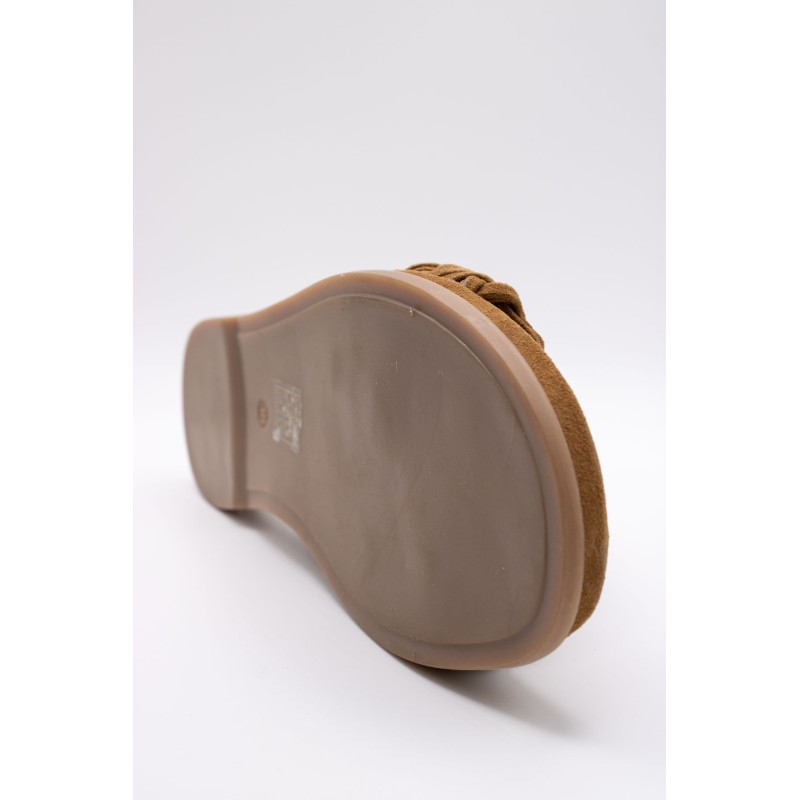 Atelier Tropézien SH-2310-25 Claquettes Camel Cuir Femme