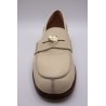 Mocassins Orlando Crickit blanc cassé femme