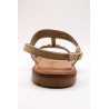Sandale SH3325 Beige Femme Cuir | L'Atelier Tropézien