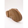 Sandale SH3325 Beige Femme Cuir | L'Atelier Tropézien