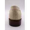 Mocassins Orlando Crickit blanc cassé femme