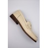 Mocassins Orlando Crickit blanc cassé femme