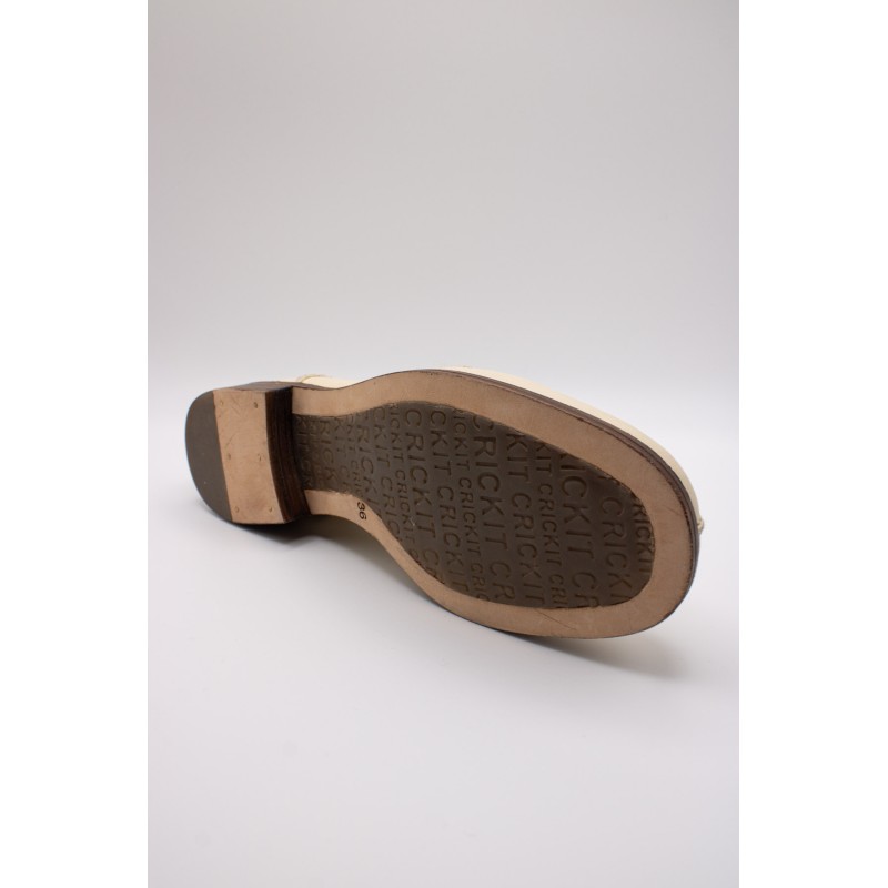 Mocassins Orlando Crickit blanc cassé femme