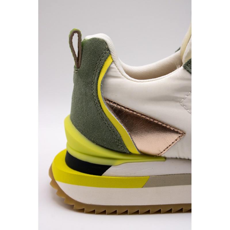 0-105 Lenox Foam – Baskets femme vert et jaune