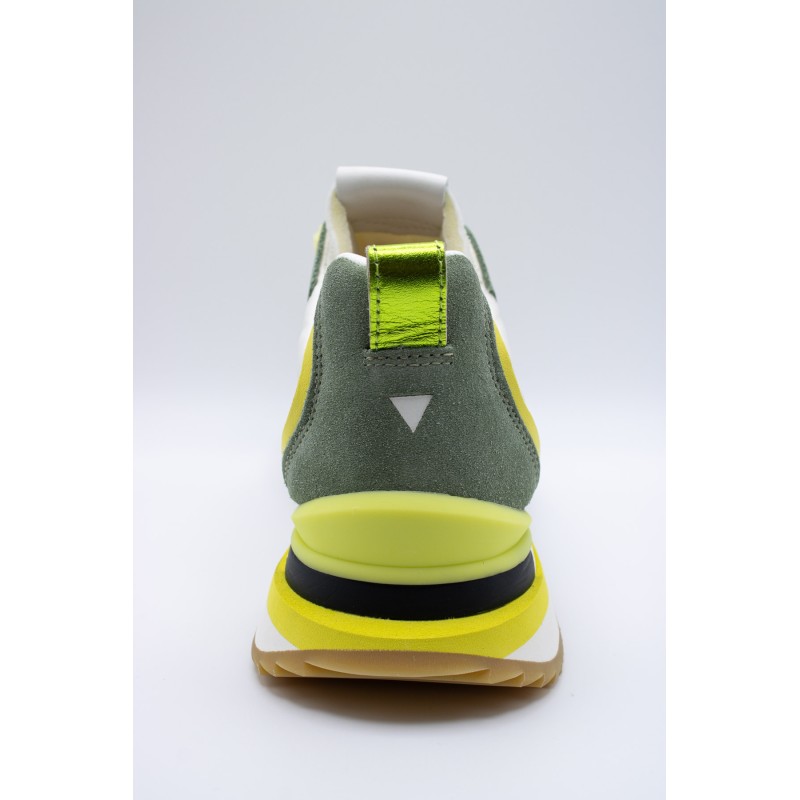 0-105 Lenox Foam – Baskets femme vert et jaune
