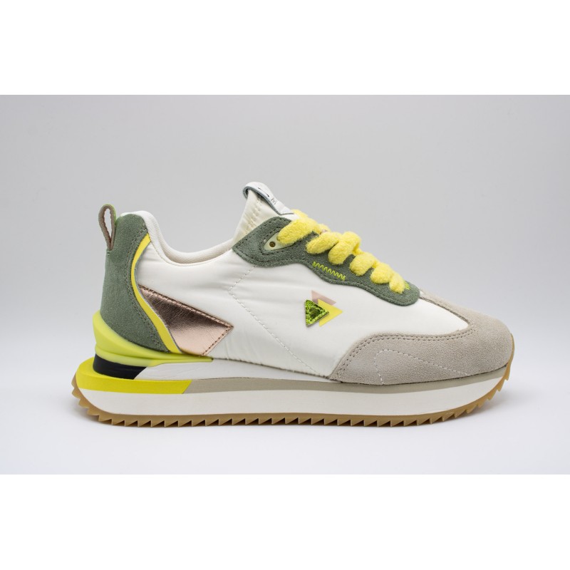 0-105 Lenox Foam – Baskets femme vert et jaune