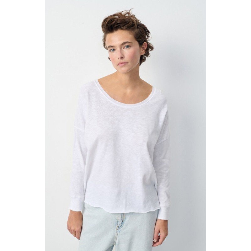 T-shirt American Vintage Sonoma Blanc Femme