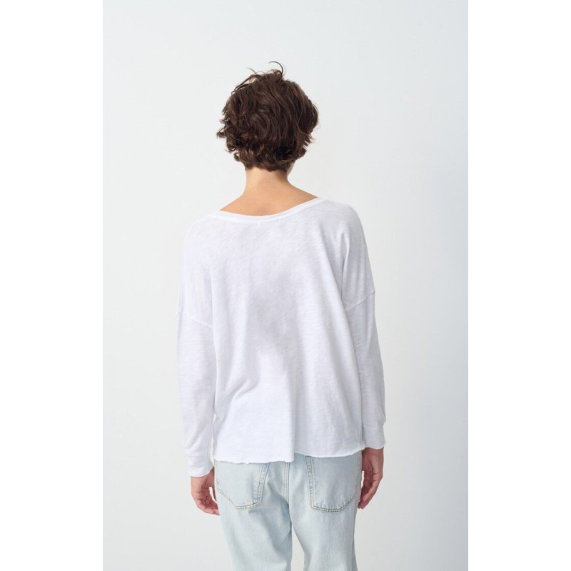 T-shirt American Vintage Sonoma Blanc Femme