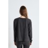 T-shirt manches longues carbone Ypawood - AMERICAN VINTAGE Femme