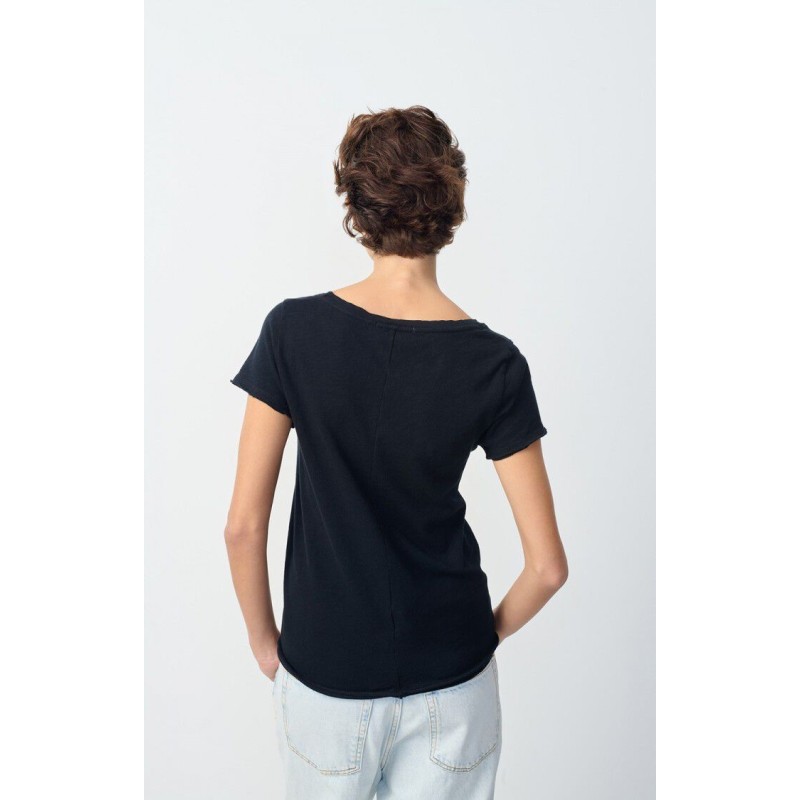 T-shirt American Vintage Sonoma Femme Col V