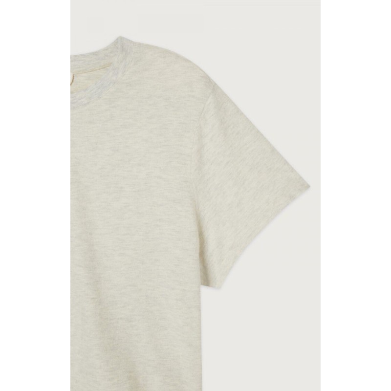 T-shirt American Vintage Ypawood Gris Chiné Femme