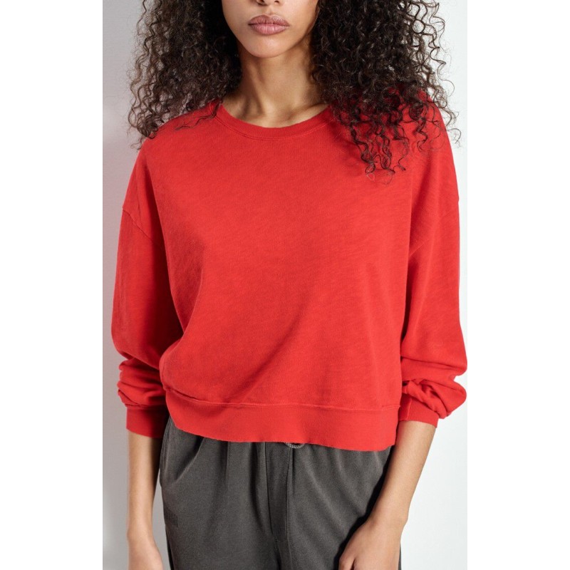 T-shirt Sonoma SON02IGE26 Ample Femme Col Rond | American Vintage