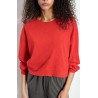 T-shirt Sonoma SON02IGE26 Ample Femme Col Rond | American Vintage