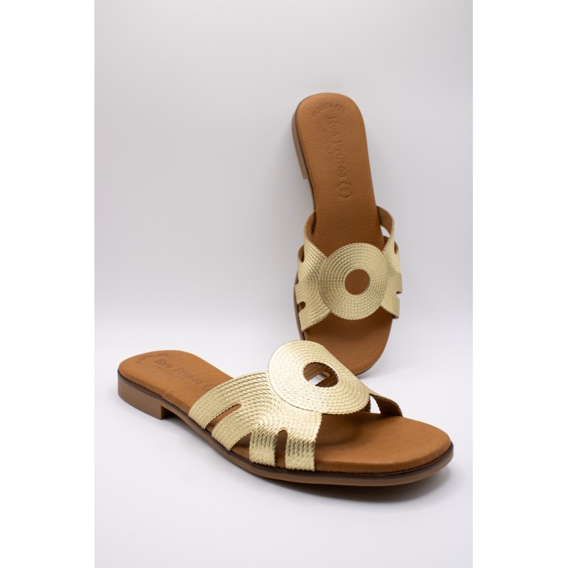 Mules cuir femme Eva Frutos confortables et élégantes