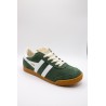 Gola Elan vert forêt – Baskets femme en suède