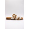 Mules écru cuir femme confort | Eva Frutos