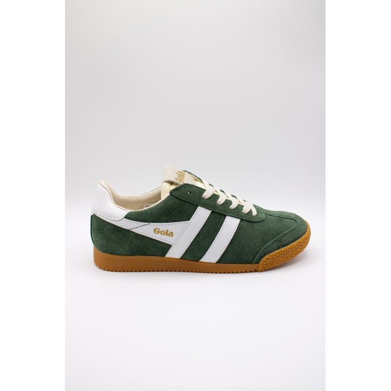 Gola Elan vert forêt – Baskets femme en suède