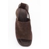 Sandales cuir suédé brun femme SD2906CH | Vanessa Wu