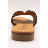 Mules cuir nubuck chocolat femme | Eva Frutos