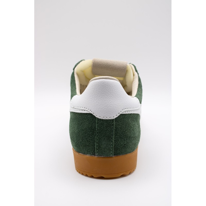 Gola Elan vert forêt – Baskets femme en suède