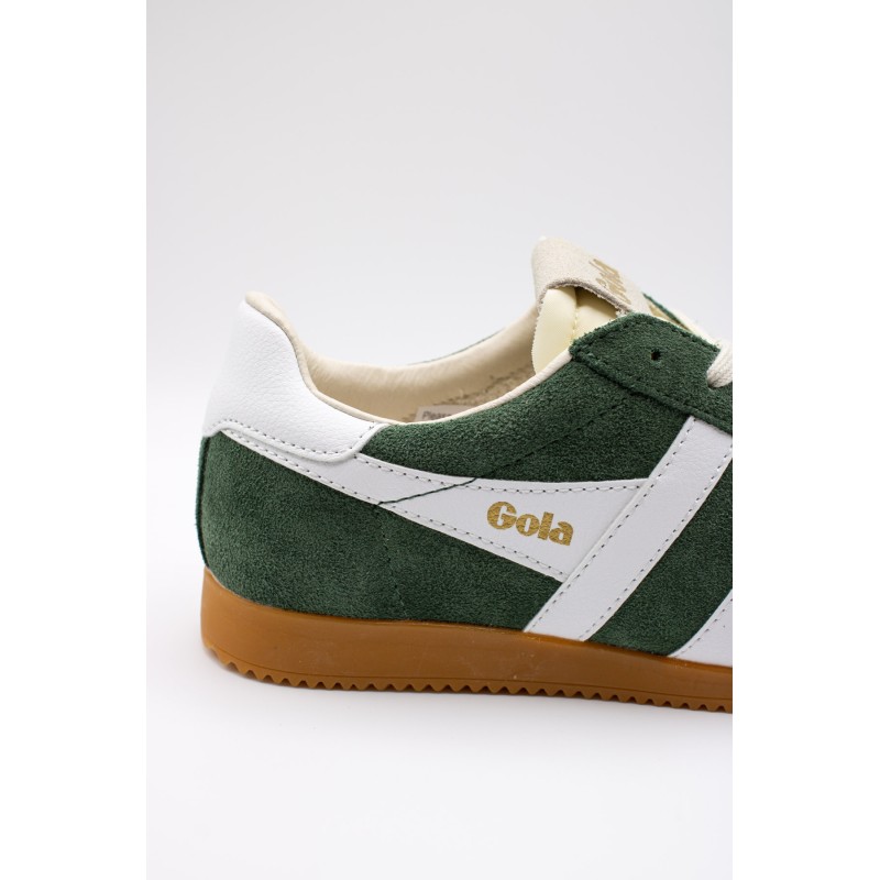 Gola Elan vert forêt – Baskets femme en suède