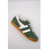 Gola Elan vert forêt – Baskets femme en suède