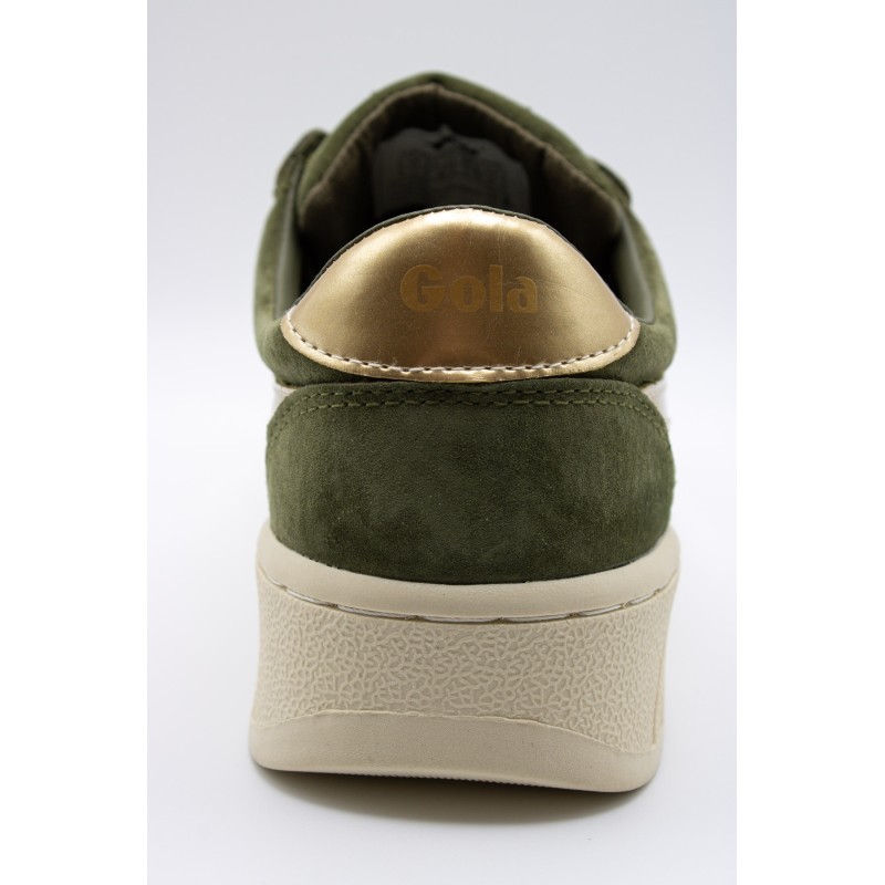 Grandslam pearl kaki et or - Basket Gola Femme