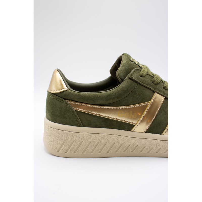 Grandslam pearl kaki et or - Basket Gola Femme