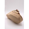 Sandales compensées nubuck beige Eva Frutos 5816