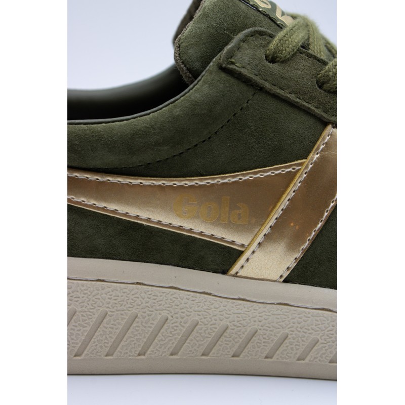Grandslam pearl kaki et or - Basket Gola Femme