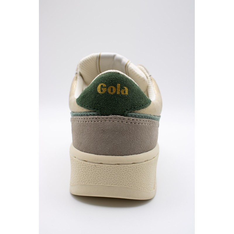 Baskets Gola Superslam Blaze femme bleu, or et vert – Confort & amorti