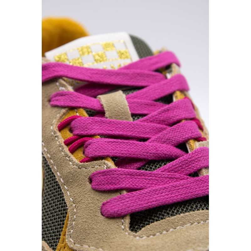 Baskets Mia Jogger olive/sable/maïs - NO NAME Femme